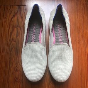 Rothy’s size 8 linen double stitch loafer EUC